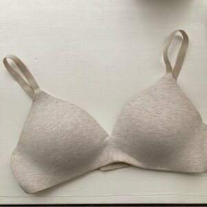 Ambrielle Cream Wireless Bra Soft Molded Cups